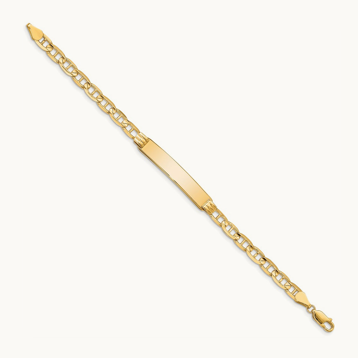 Anchor ID Bracelet, 14K