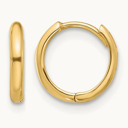 Hinged Hoop Earrings, 14K