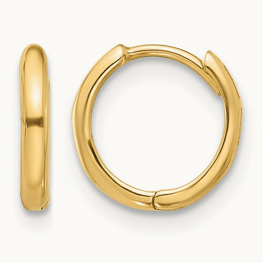 Hinged Hoop Earrings, 14K