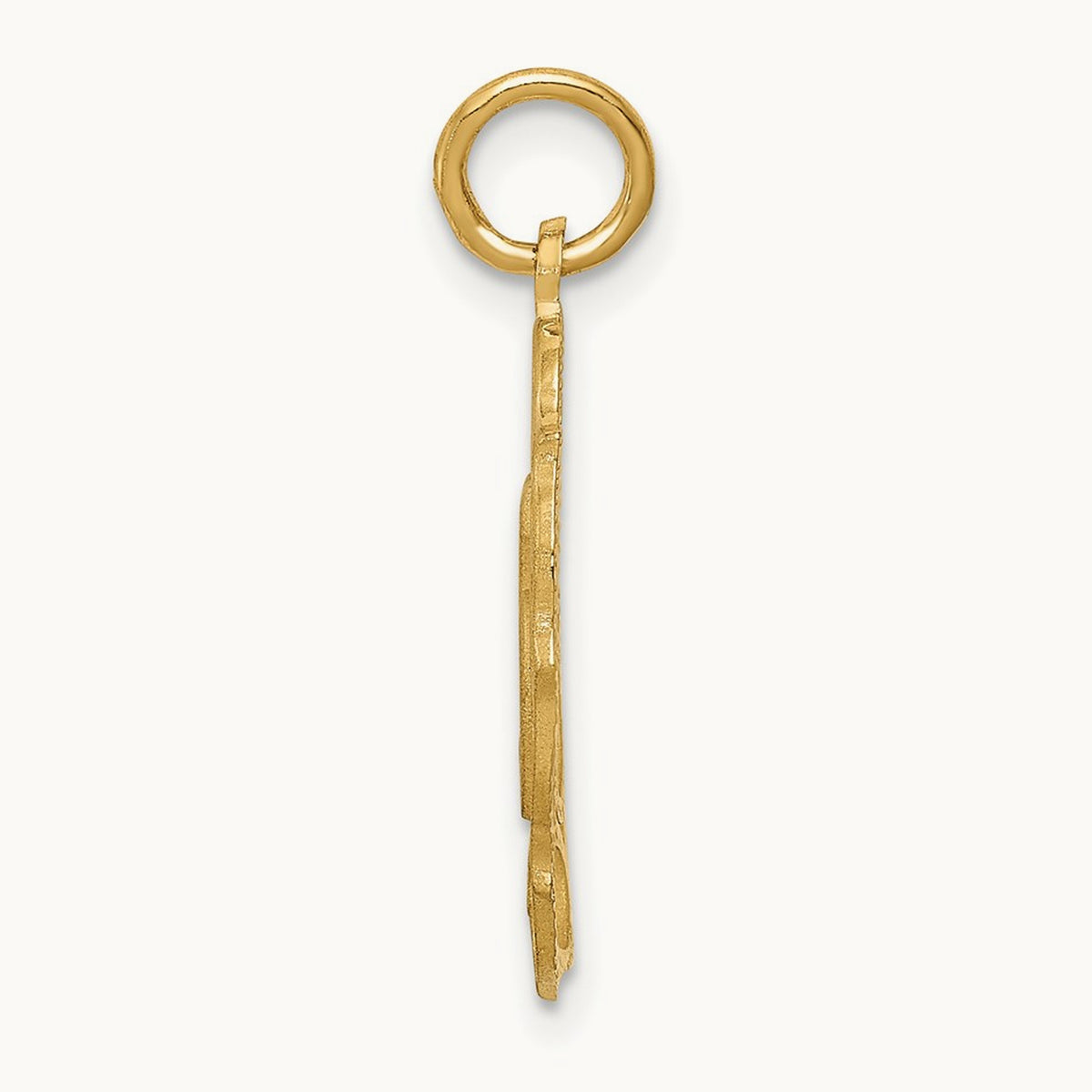 # 25 in Oval Pendant, 14K