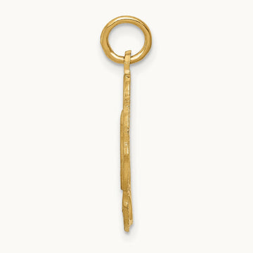 # 25 in Oval Pendant, 14K