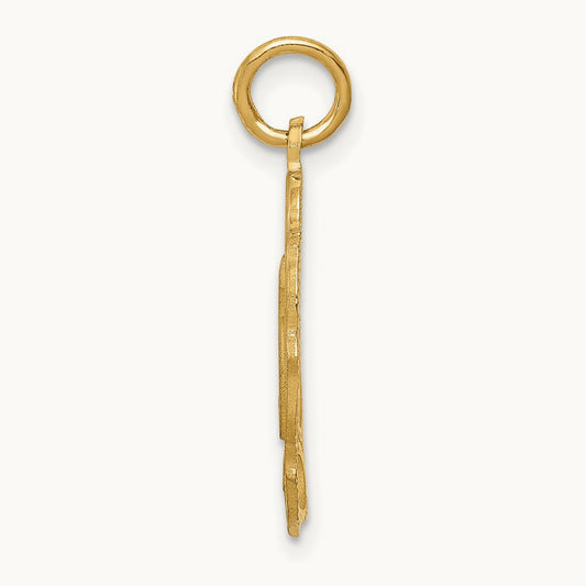 # 25 in Oval Pendant, 14K