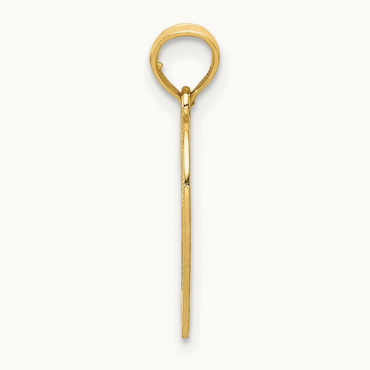 Polished Heart Pendant, 14K