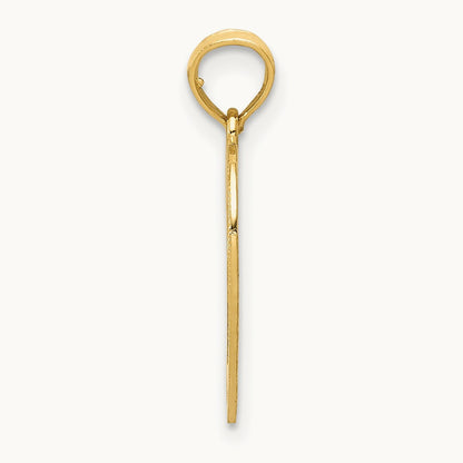 Polished Heart Pendant, 14K