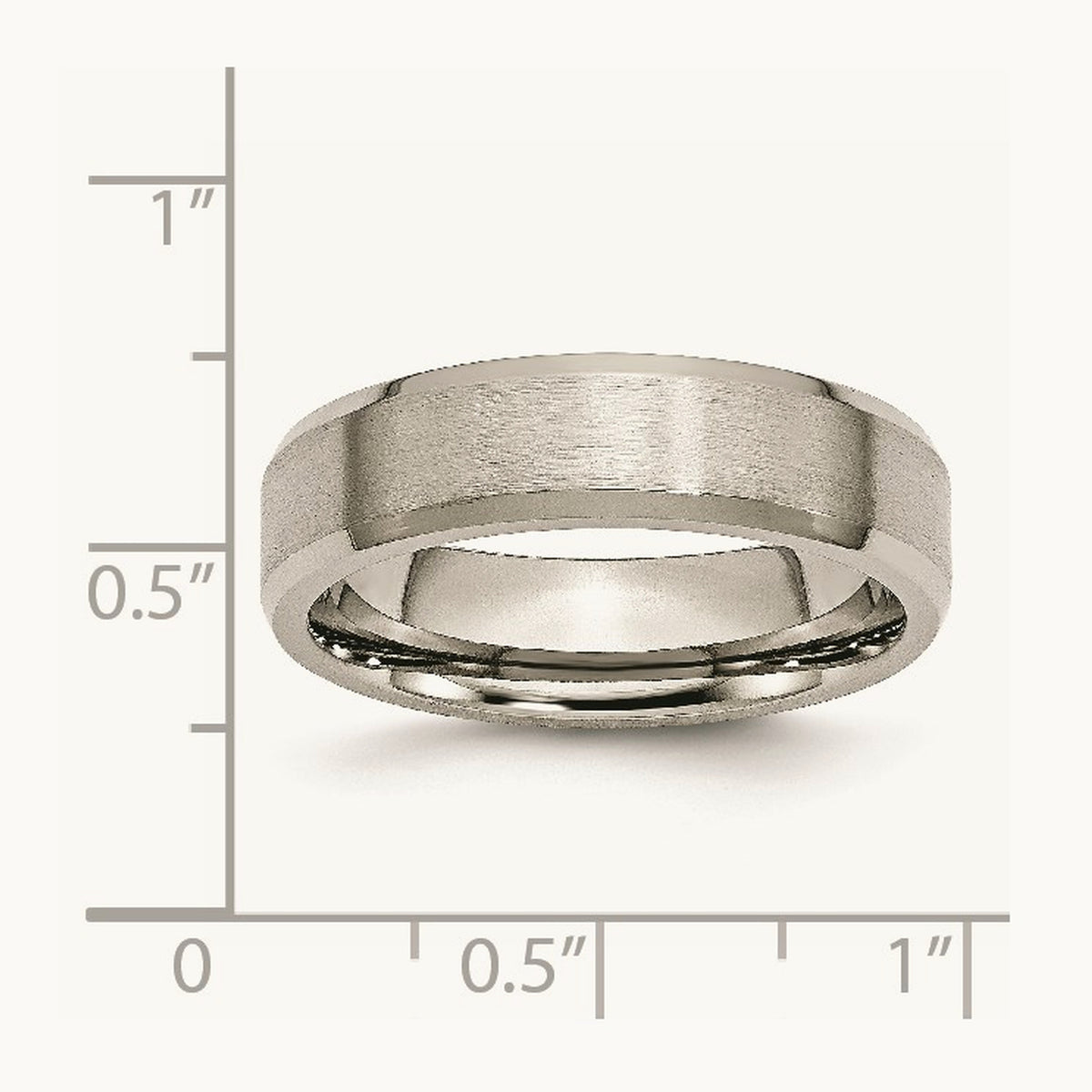 Brushed with Polished and Beveled Edge Band — photo set