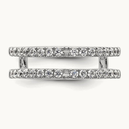 Ring Guard, 0.50 ct tw Lab-Grown Diamond — 14K White Gold