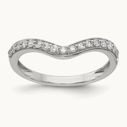 Diamond Ring Guard, 14K White Gold