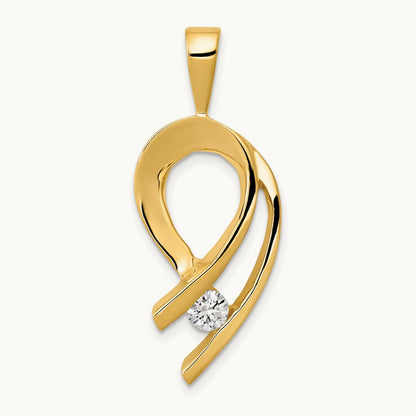 Holds 1- stone — 14K Yellow Gold