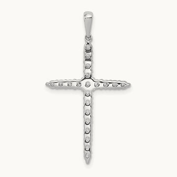 Cross Pendant, 0.50 ct tw Lab-Grown Diamond