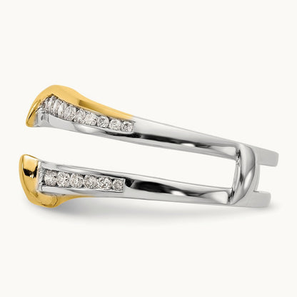 Diamond Guard, 14K Two-tone