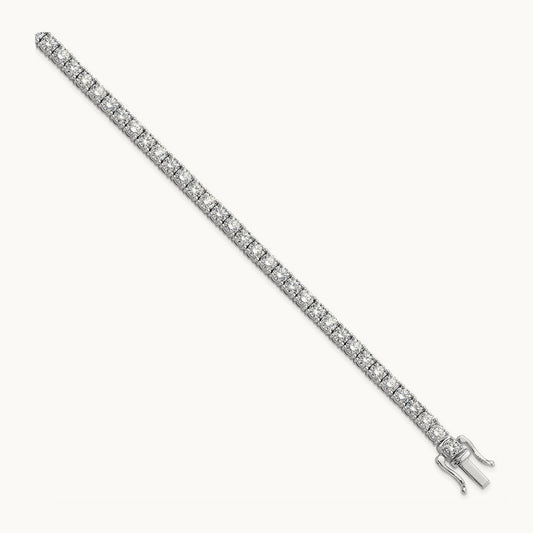 Tennis Necklace, 32.00 ct tw Lab-Grown Diamond