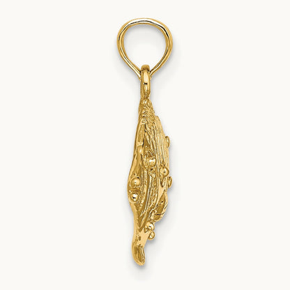 2-D Polished Engraved Fish Charm — photo set