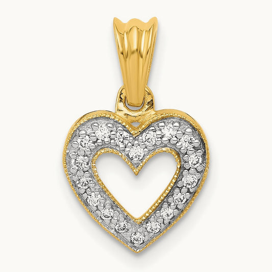 Diamond Heart Pendant — photo set