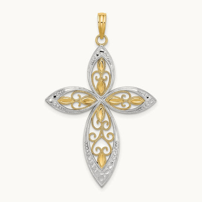 W/ Beaded Filigree Cross Charm — photo set