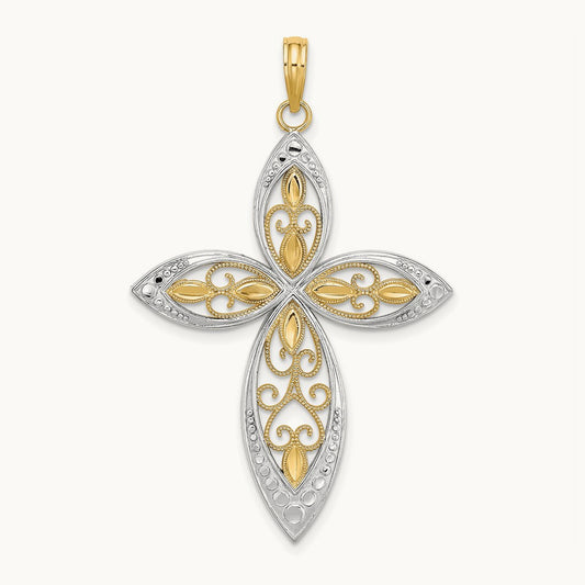 W/ Beaded Filigree Cross Charm — photo set