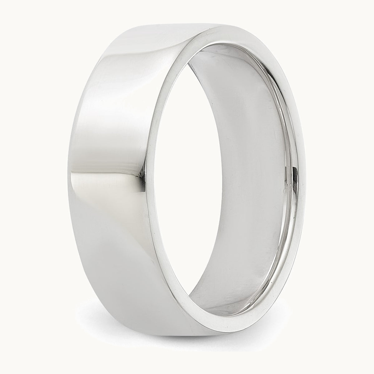 Sterling Silver 6mm Lightweight Flat Band