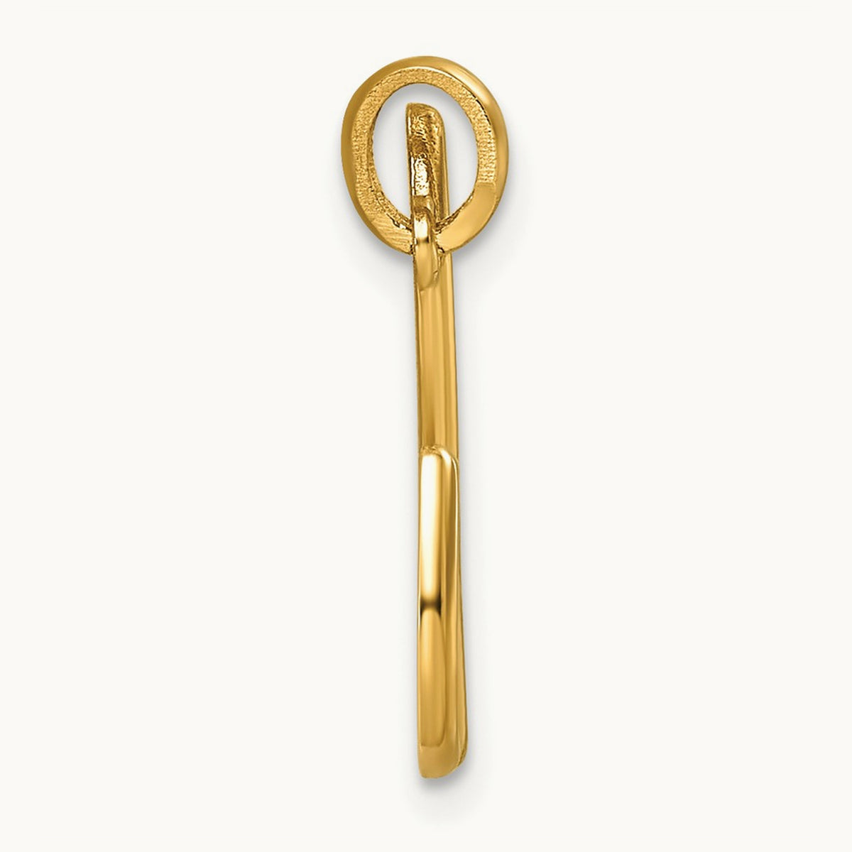 Fancy Letter Y, 14K Yellow Gold