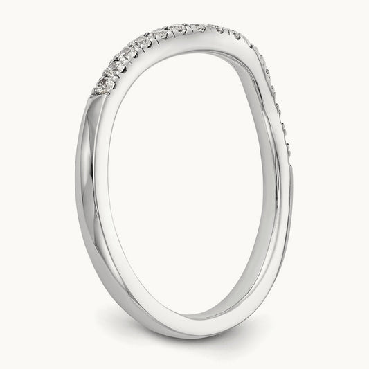 Diamond Band, 14K White Gold