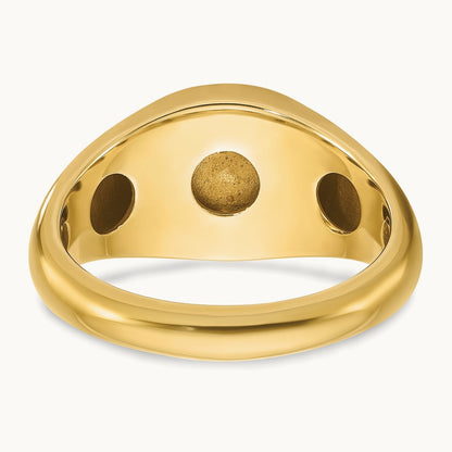 IBGoodman Men's Ruby Doublet Stone Complete Ring, 14K