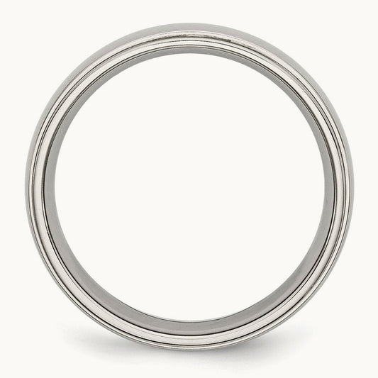 Polished Ridged Edge Band — photo set