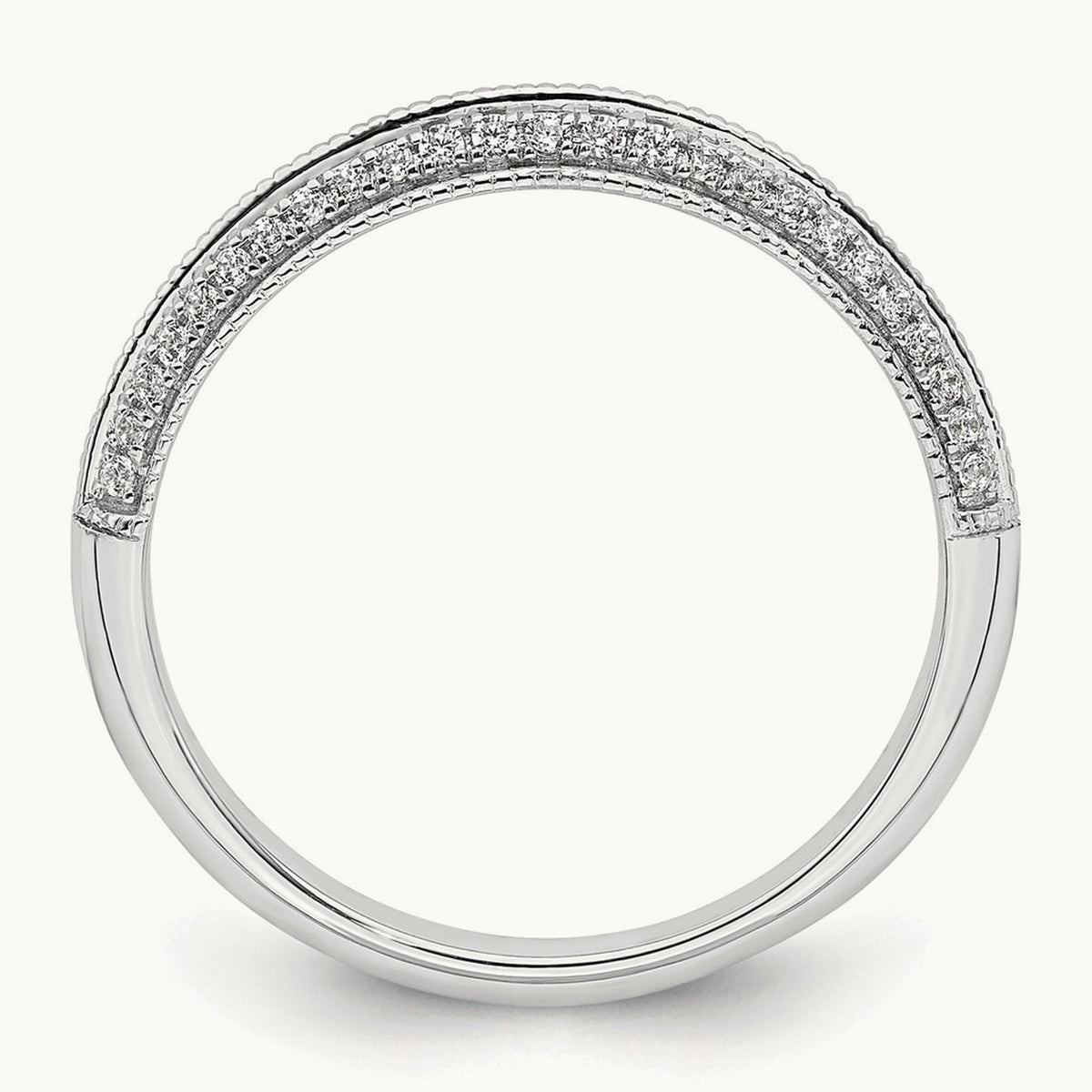Complete Diamond Wedding Band — photo set