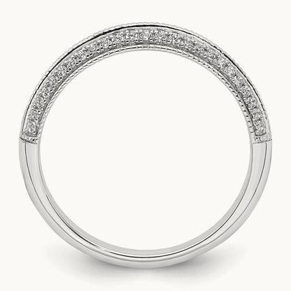Complete Diamond Wedding Band — photo set