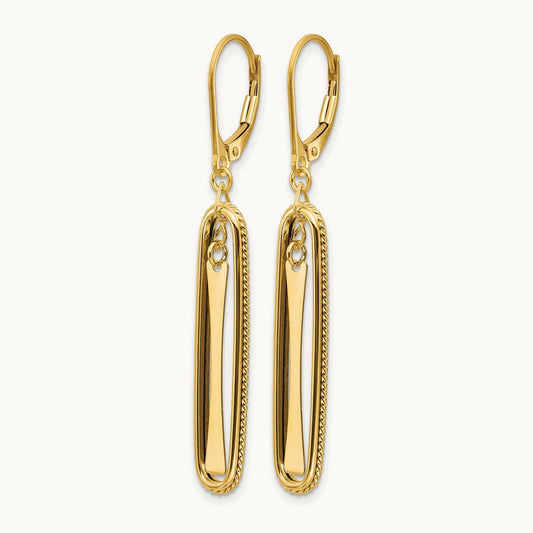 Polished Dangle Leverback Earrings — Leslie's — photo set