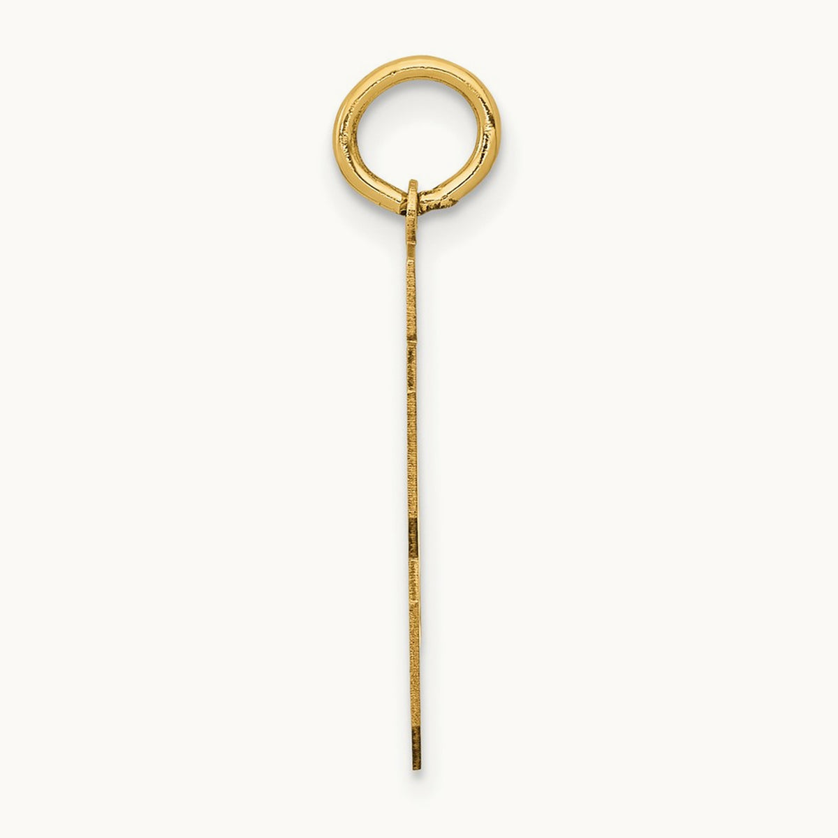Medium Polished Number 23 Charm, 14K