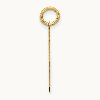 Medium Polished Number 23 Charm, 14K