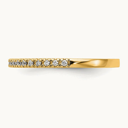 Diamond Wedding Band, 10K