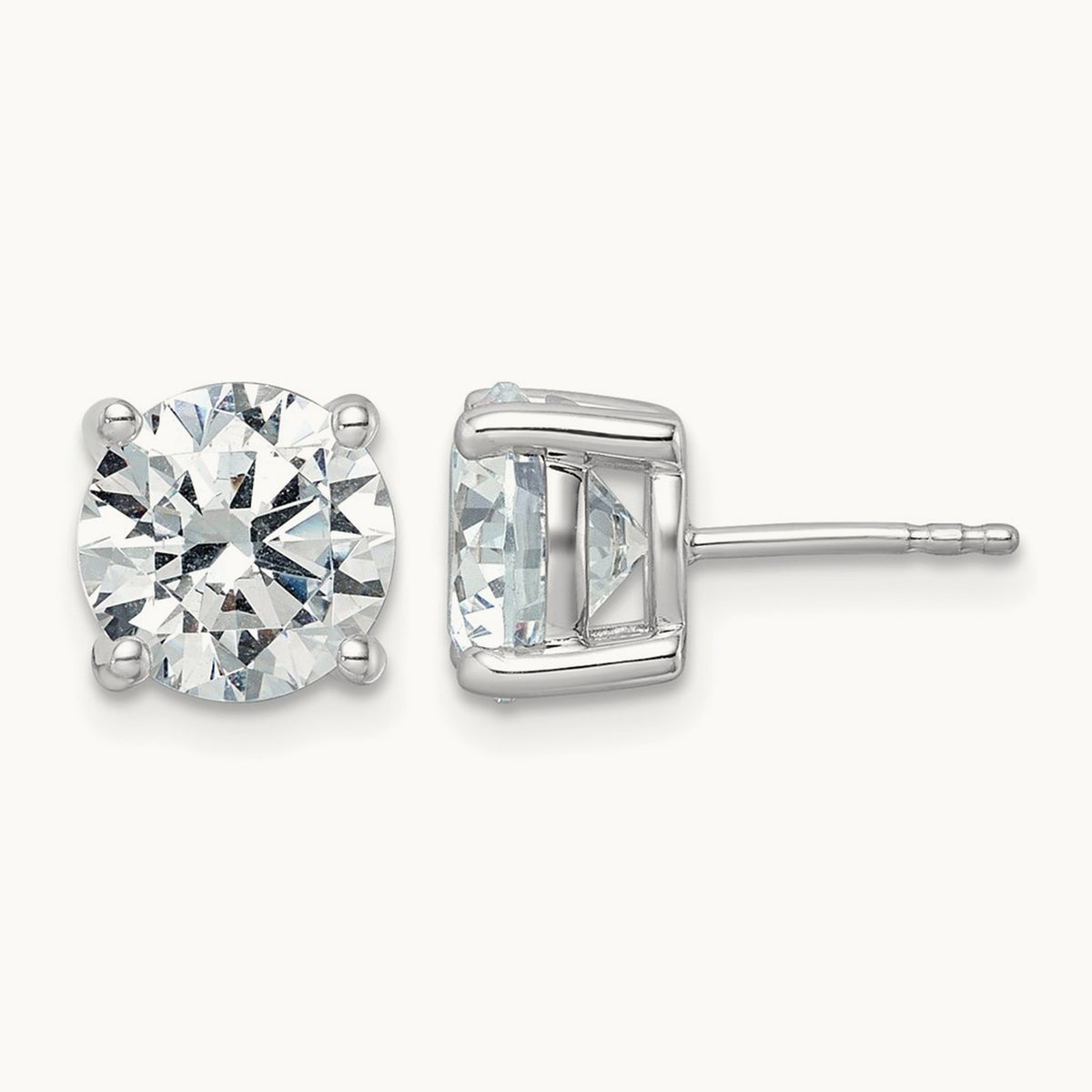 Round Heavyweight Stud Earrings, 0.10-7.00 ct tw Lab-Grown Diamond