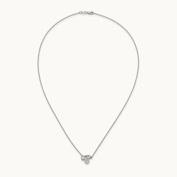 3 Stone Necklace, 1.00 ct tw Lab-Grown Diamond