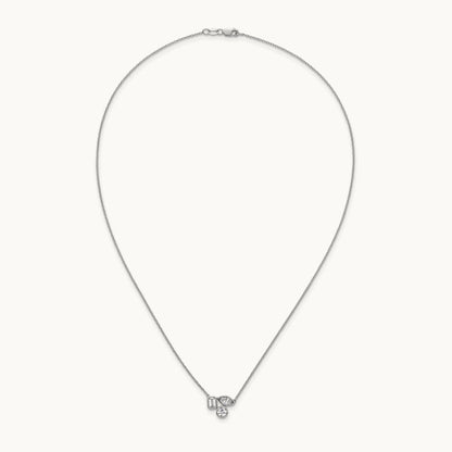3 Stone Necklace, 1.00 ct tw Lab-Grown Diamond