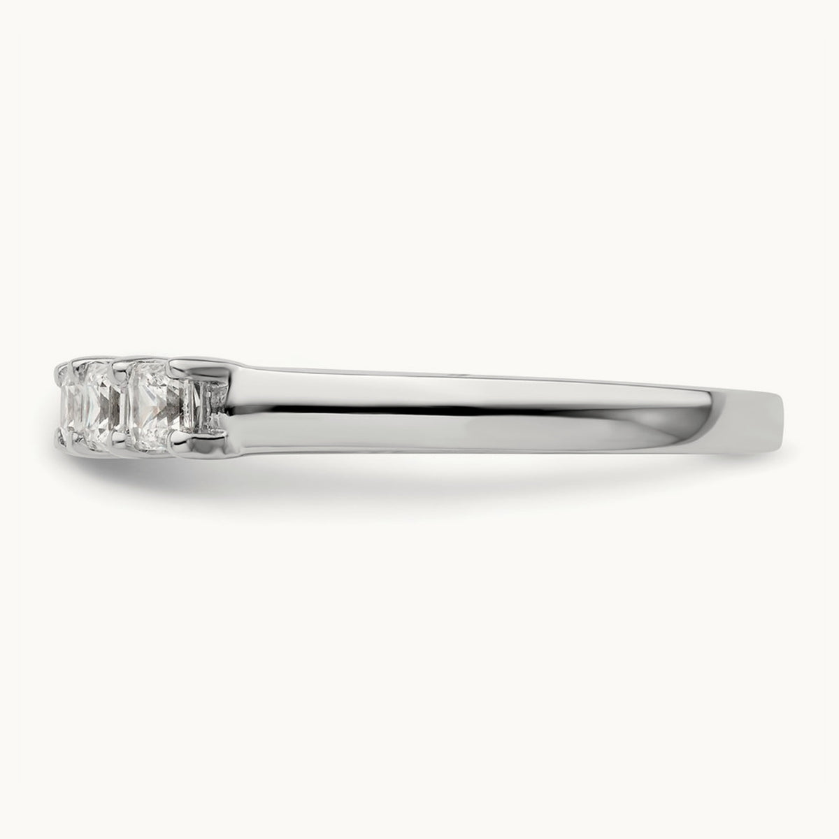 Princess-Cut 5-Stone Band — 2/3 ct, 7