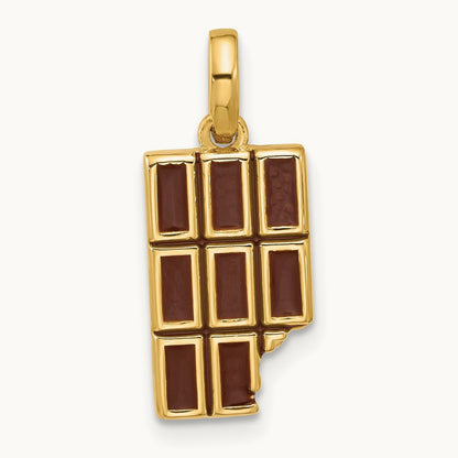 Fancy Chocolate, 14K Yellow Gold