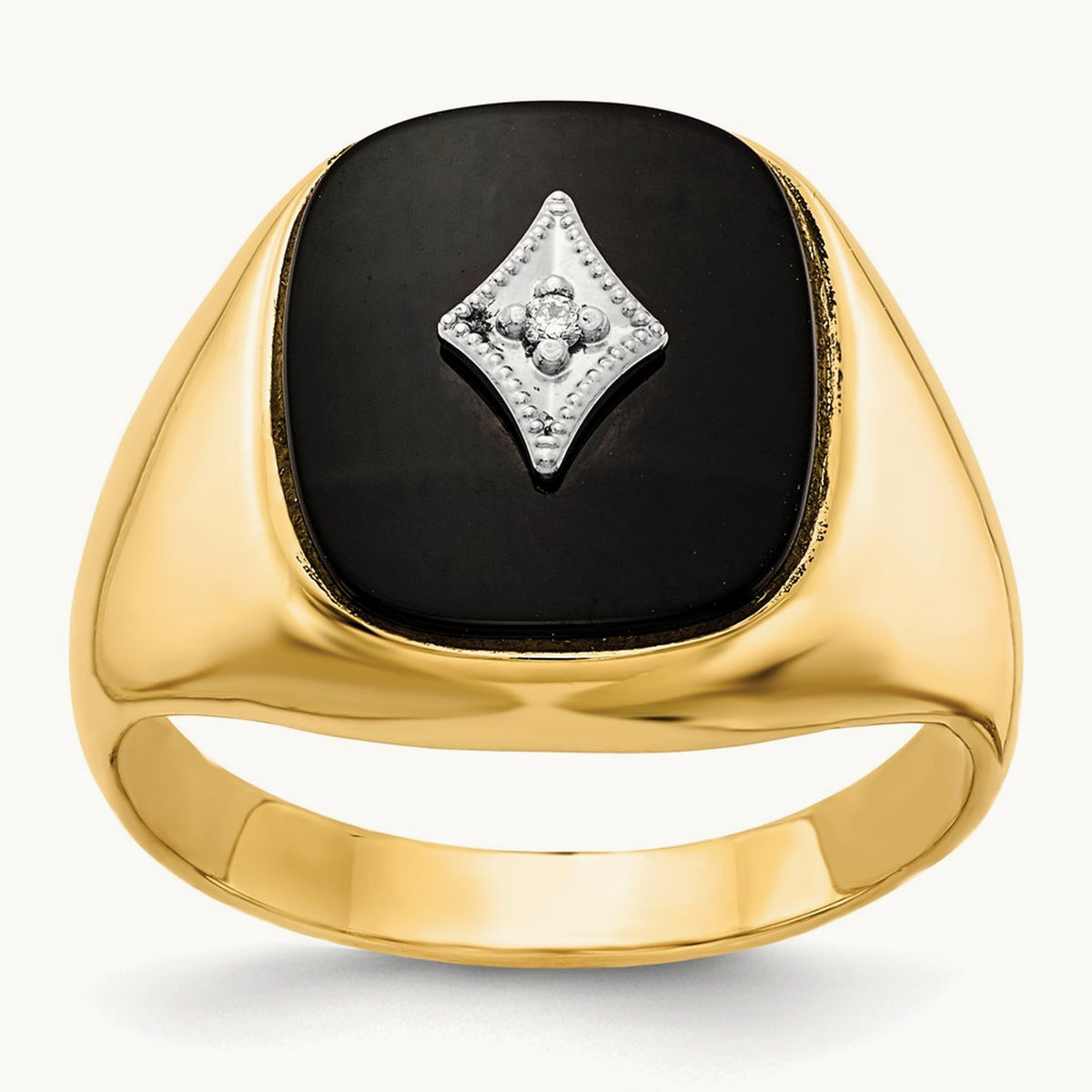 VS Diamond men's ring, 14K