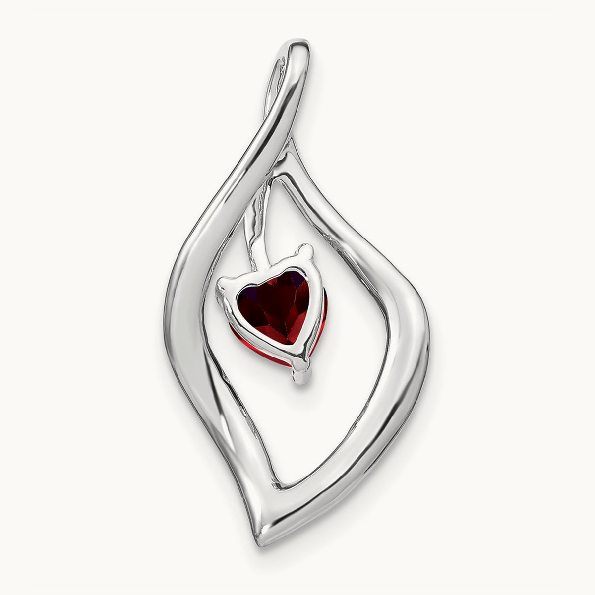 Garnet and Diamond Pendant — photo set