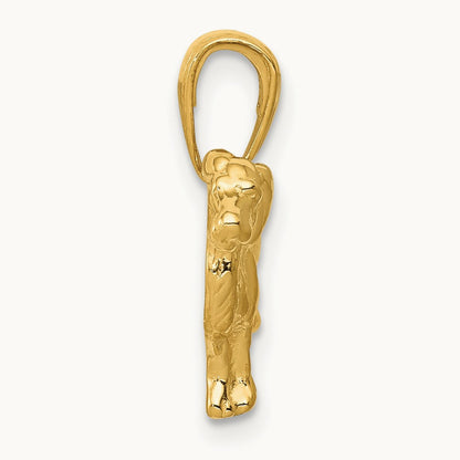 Springer Spaniel Dog Pendant, 14K