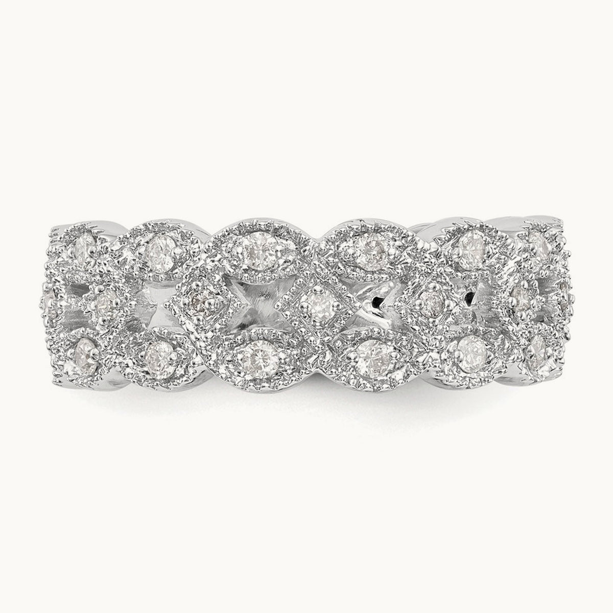 Link Band, 0.50 ct tw Lab-Grown Diamond