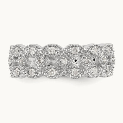 Link Band, 0.50 ct tw Lab-Grown Diamond