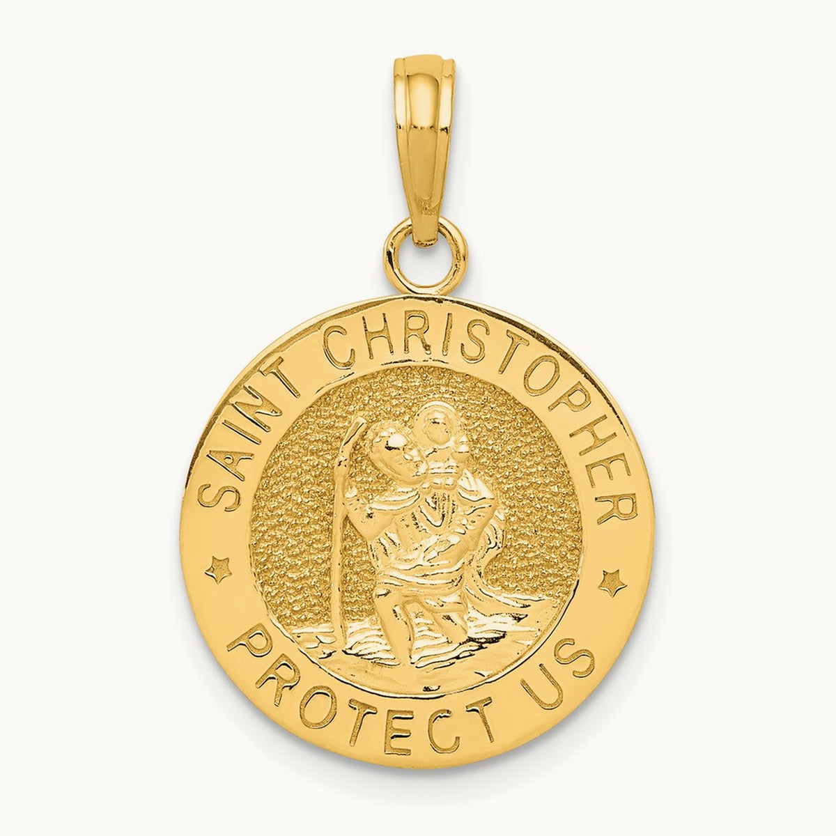 Saint Christopher Medal Pendant — 26mm