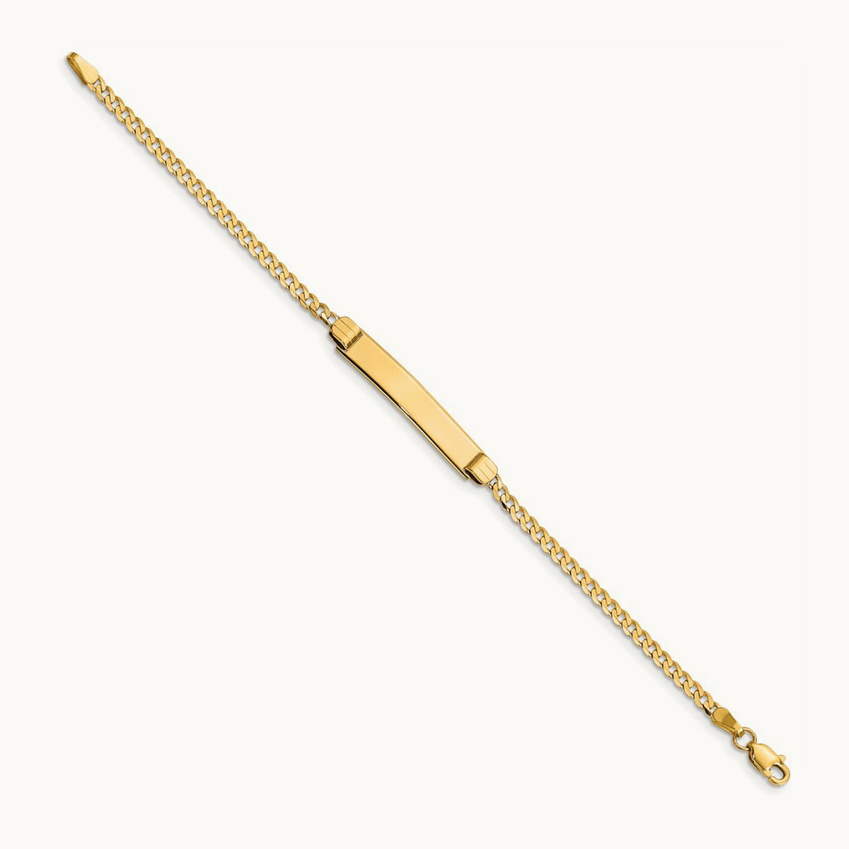 Children's Curb Link ID Bracelet, 14K