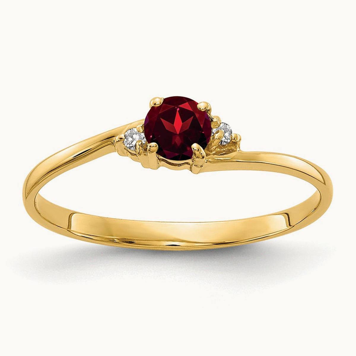 Garnet AA Diamond ring — photo set