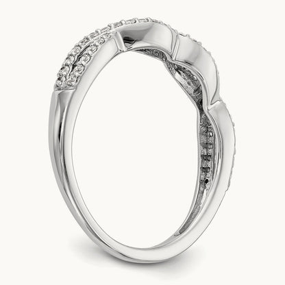 Diamond Band, 14K White Gold