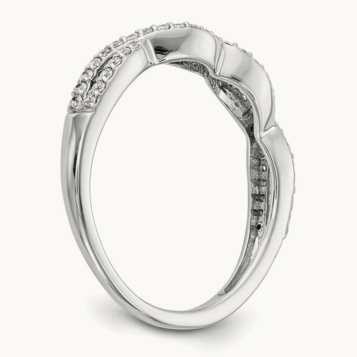 Diamond Band, 14K White Gold