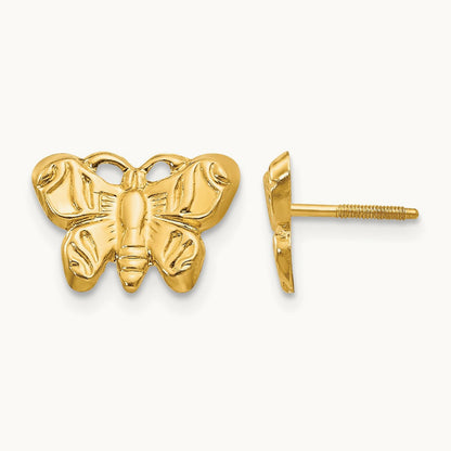 Madi K Butterfly Earrings, 14K