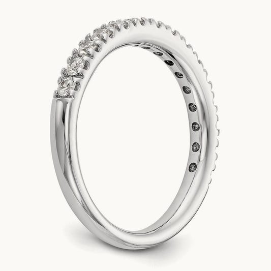 Diamond Band, 14K White Gold
