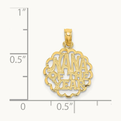 NANA OF THE YEAR Charm, 14K