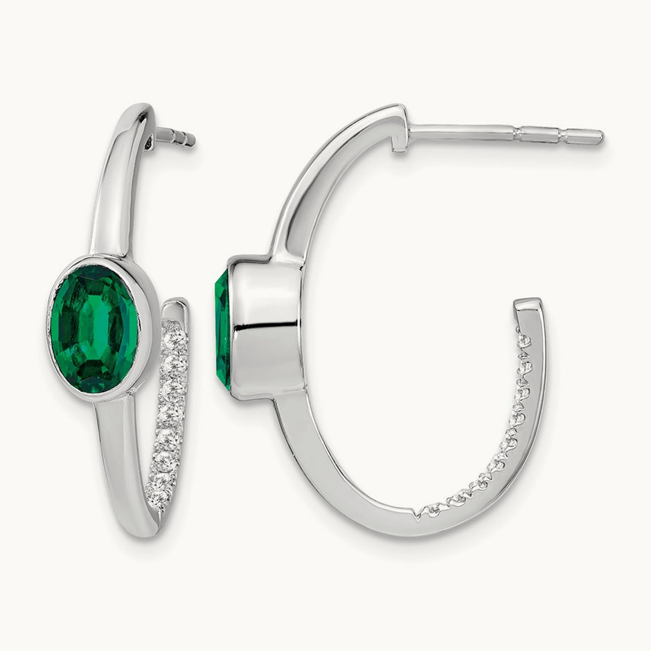 14K Gold Birthstone Earrings | Point West Pavilion
