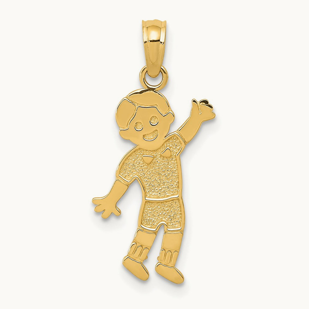 Boy Pendant, 14K